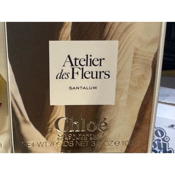 Chloe Atelier des Fleurs Perfumed 3-Piece Bar Soap Gift Set - NEW in BOX - Picture 7 of 8
